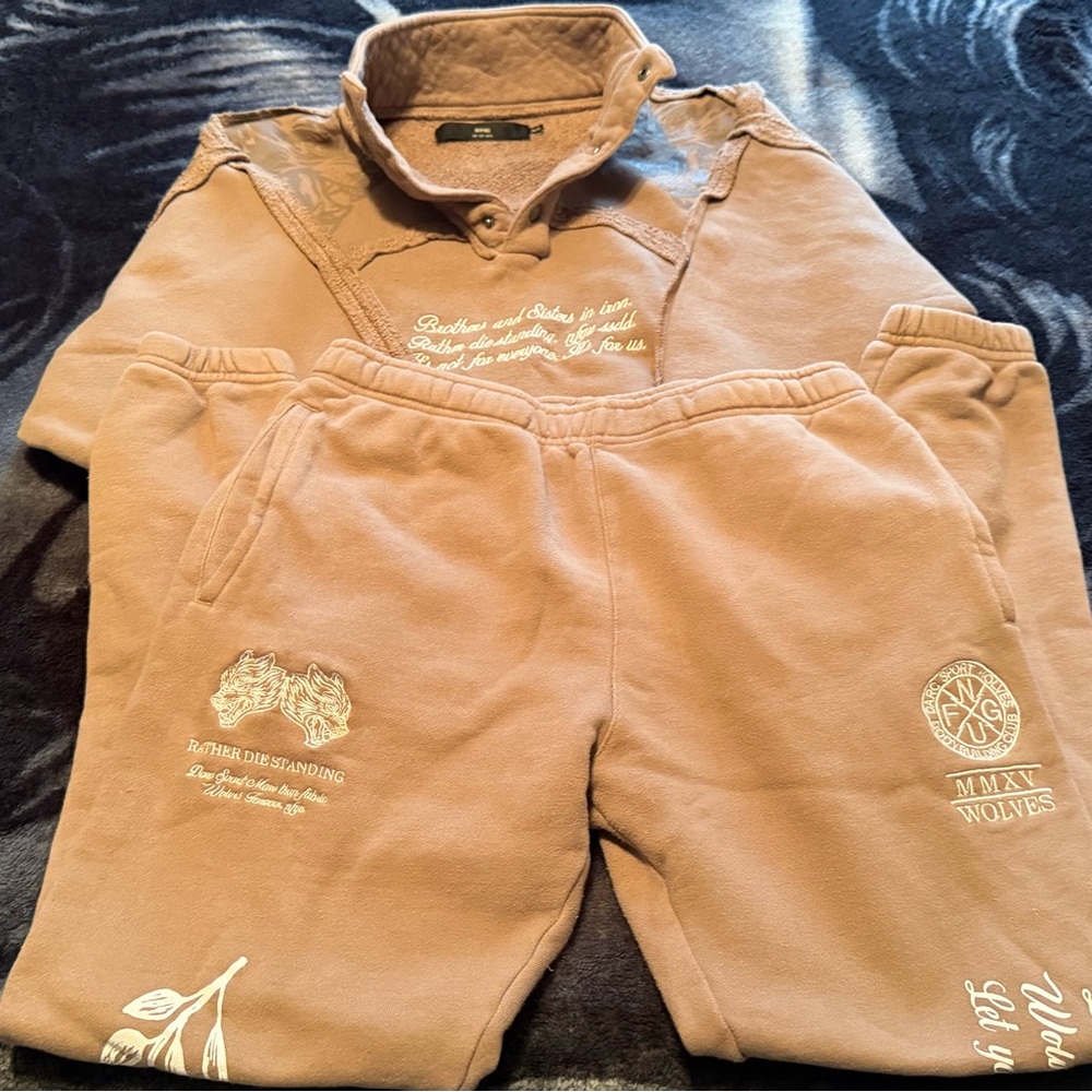Darc Sport Tan Sweatshirt & Jogger Set - Picture 6 of 10